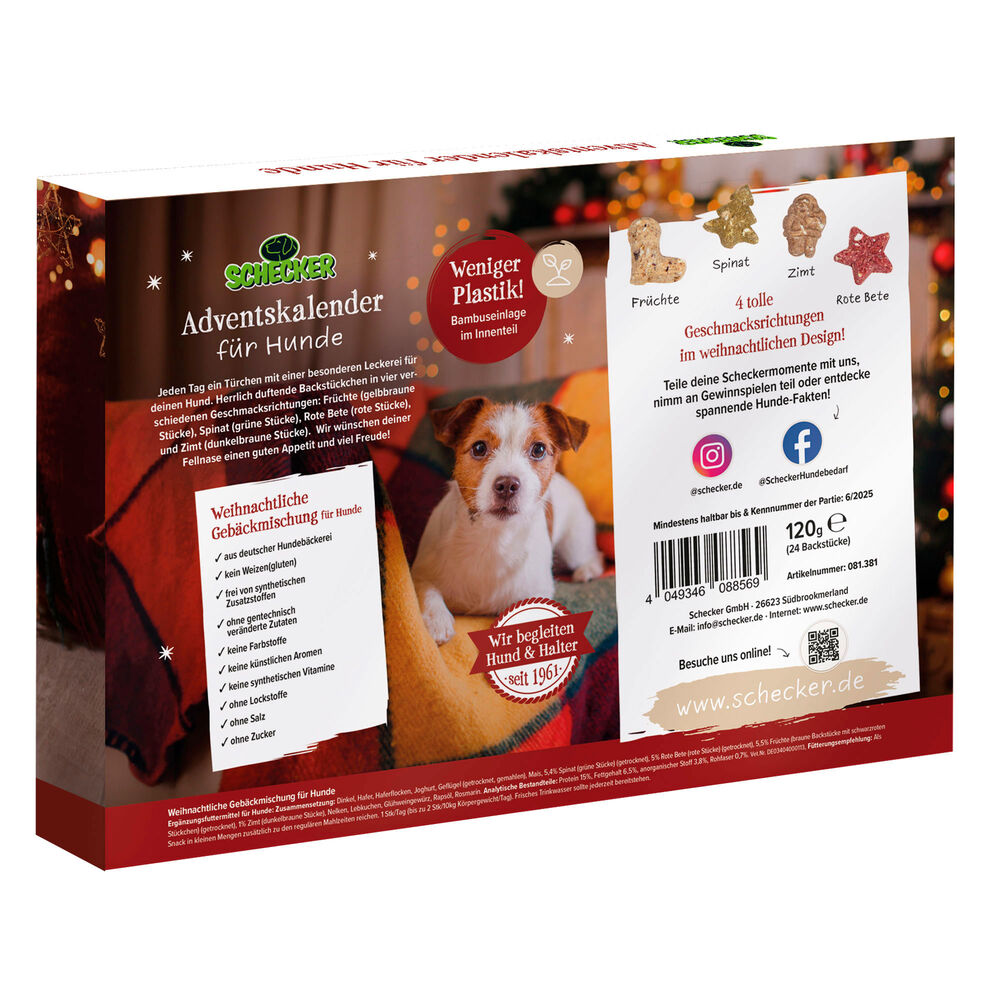 Schecker Adventskalender voor honden Afbeelding 2