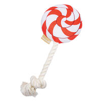 Pluche lolly met touw